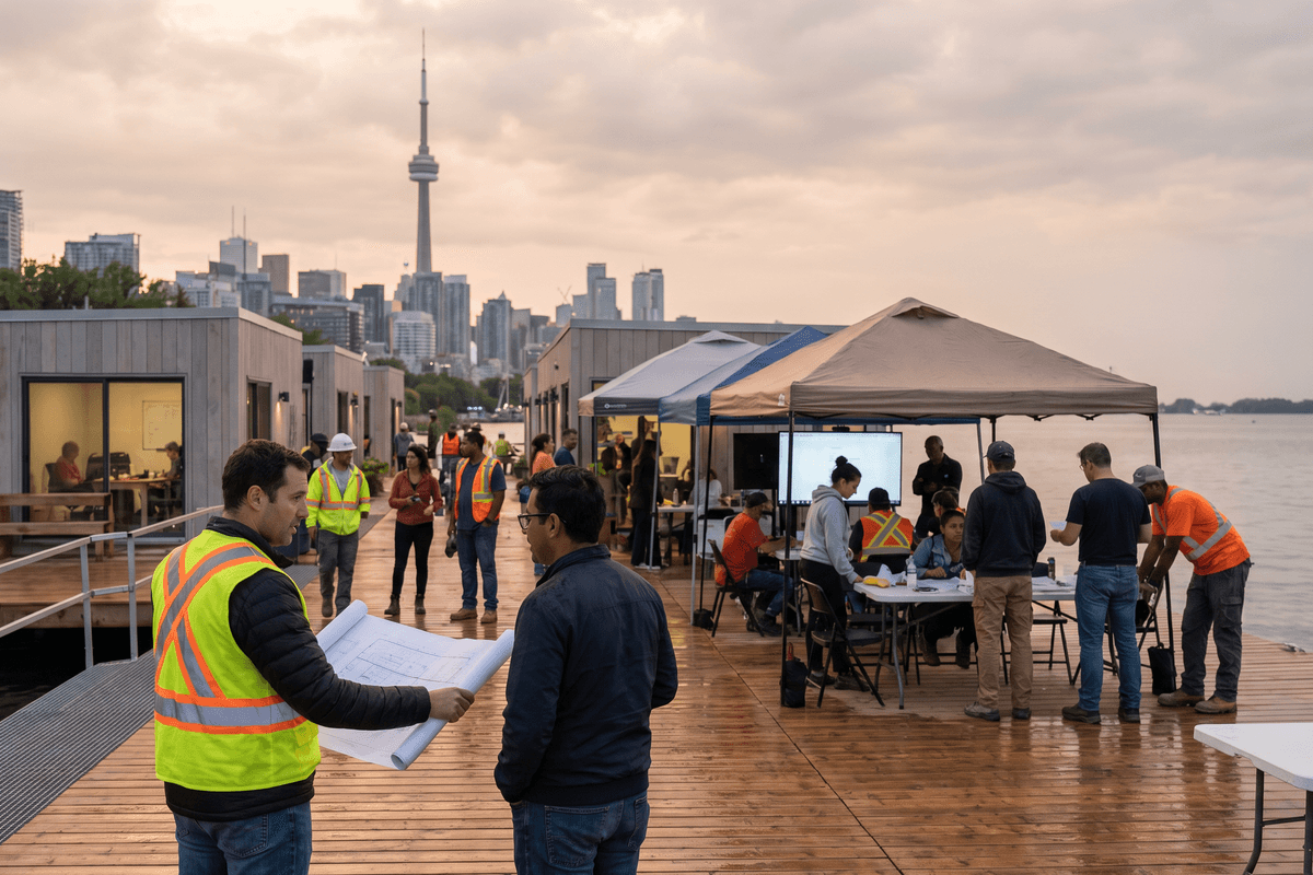 The Agile Waterfront: How Toronto’s Temporary Public Pier and a Rebounding Workforce Are Reshaping Tactical Urbanism